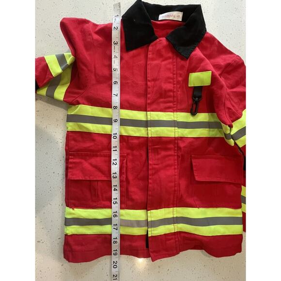 Fire Fighter Costume Jacket Only Size 7/8‎ - Picture 2 of 7
